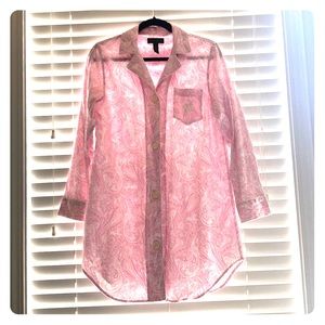 Ralph Lauren Pink Paisley Nightgown